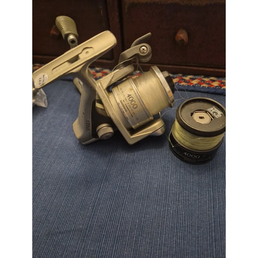 Shimano Spirex 4000FD Spinning Reel w/Fast Cast Front Drag RH or LH Retrieve W